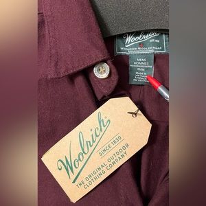 woolrich woolen mills chamois button down nwt!